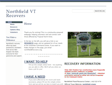 Tablet Screenshot of northfieldvt.recovers.org